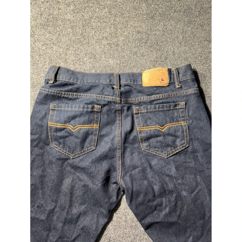 Vintage Genes 1891 Slim Fit Jeans Mens 34x30 Dark Wash Indigo Denim Pants